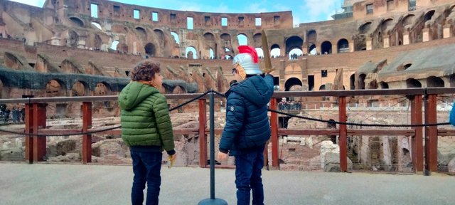 Roma con niños (6 años) en 2022 - Blogs de Italia - Foro Romano, arena del Coliseo, Capilla Cerasi y Galeria Borghese. (13)