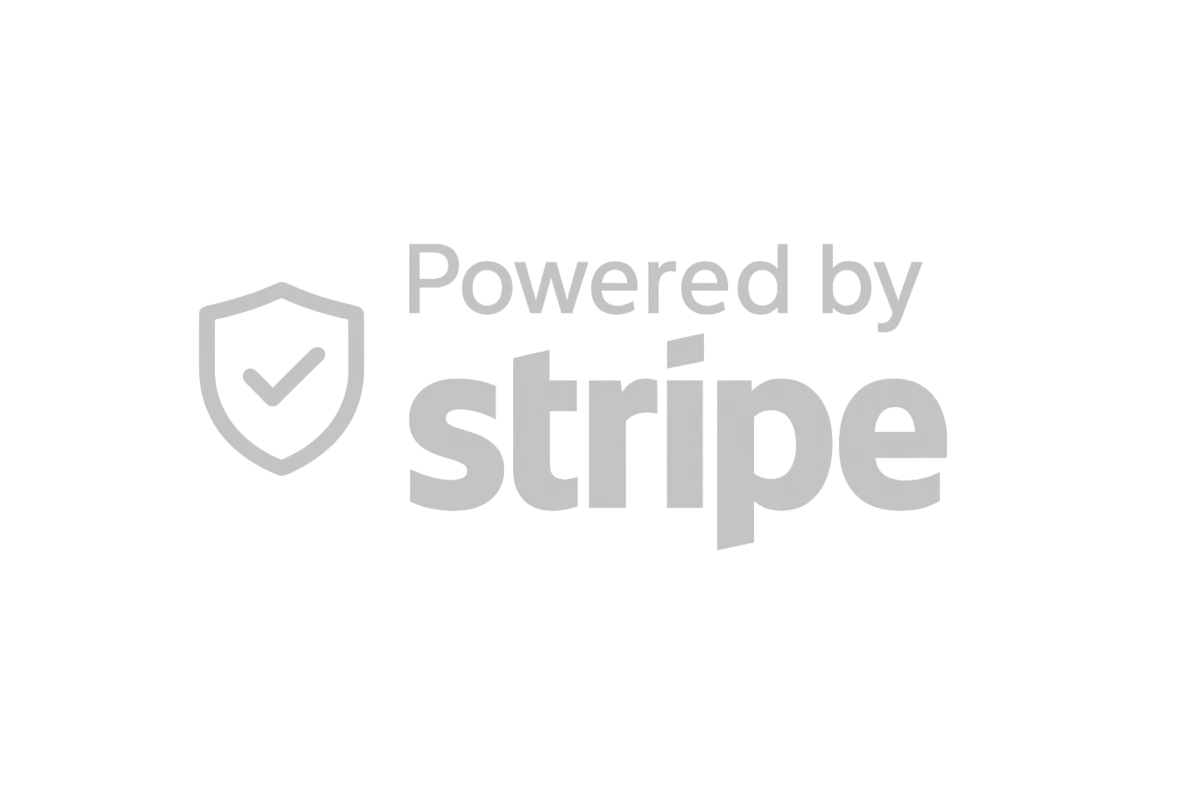 Powered by Stripe