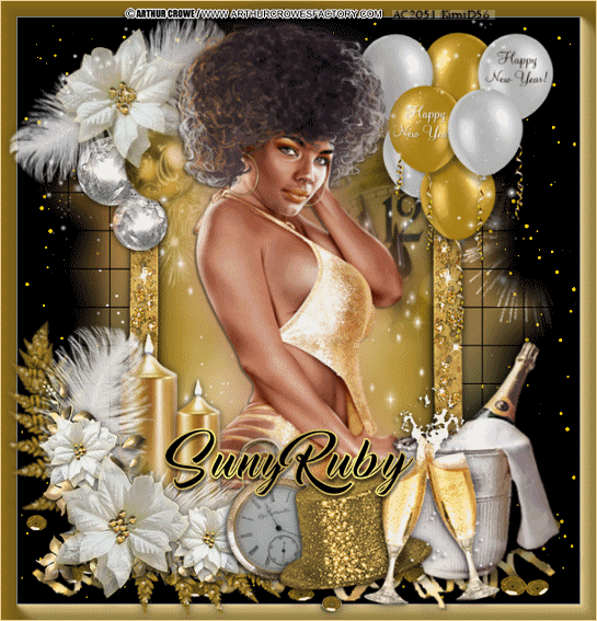 Suny-Ruby-HNYGold-Balloons