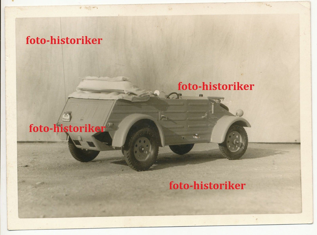 VW Kübelwagen Typ 82 Verdeck offen Kennung WH 19