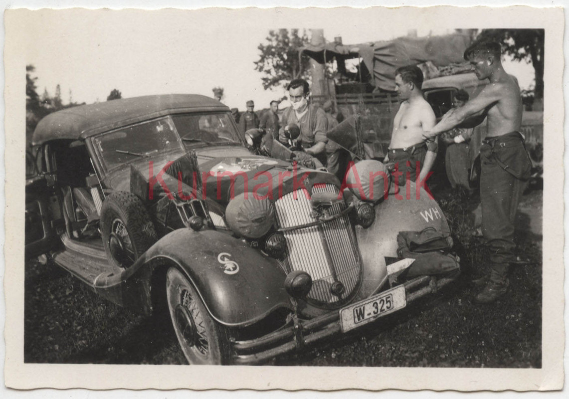 Foto Wehrmacht General Werner Sanne Stalingrad 100. Jäger Div Ho