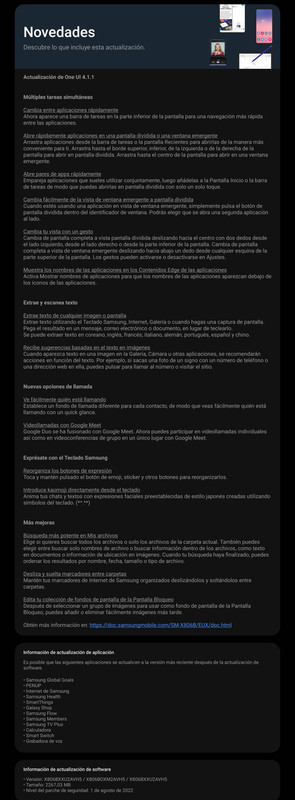 actualizacion Android 12L