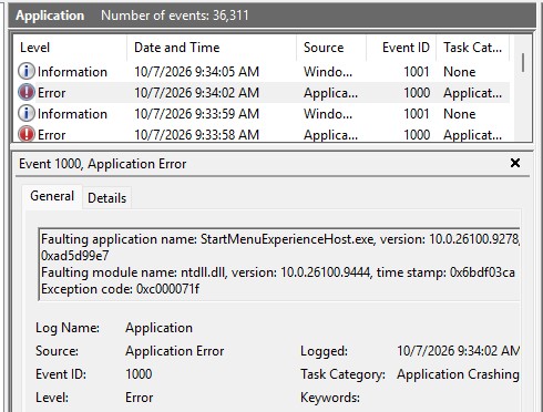 Event Viewer