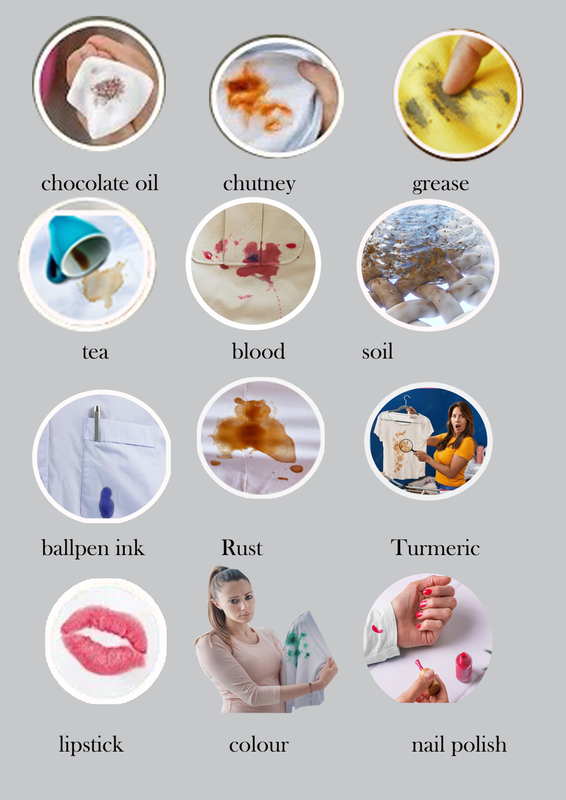 Types of stains