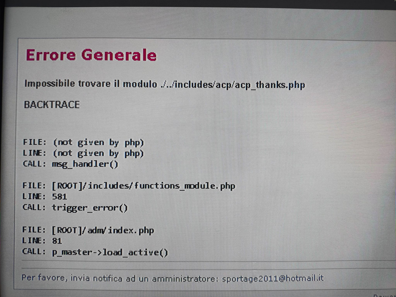 errore