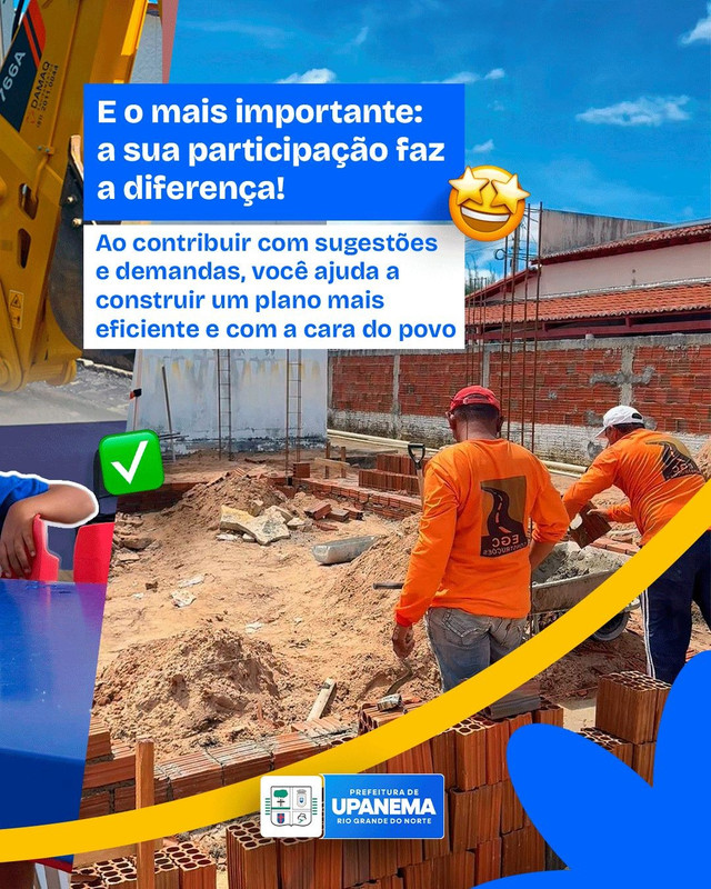 Sua participação faz a diferença