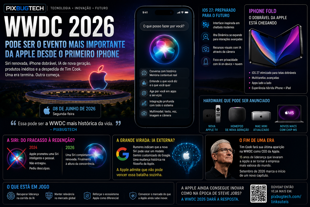 WWDC 2026 Pode Ser o Evento Mais Importante da Apple Desde o Primeiro iPhone