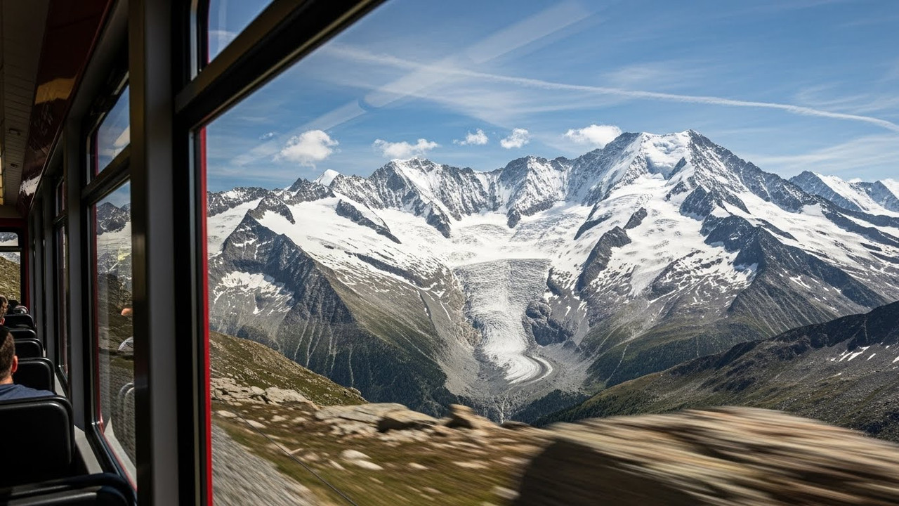 Vista panorâmica dos Alpes desde o Gornergrat