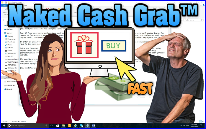 Naked Cash Grab&trade;