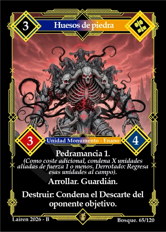 HUESOS DE PIEDRA