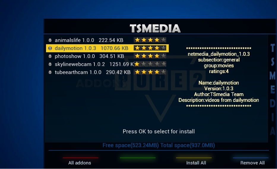 TSMedia questions and support Page 2 Enigma2 IPTV Plugins