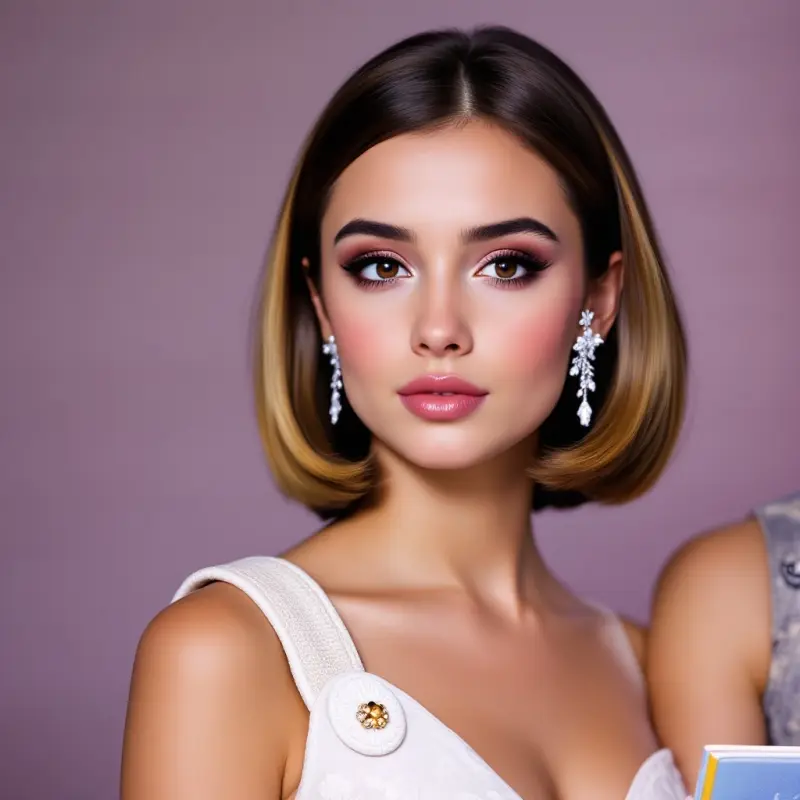 "Chic Allure: The Eternal Old Money Bob" - short hair old money