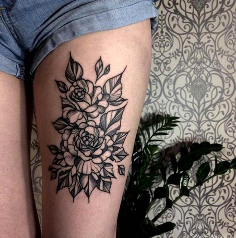 Black-and-white-flower-tattoo 512235 (72)