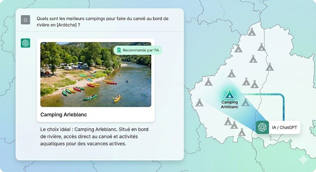 Rendre son camping visible sur ChatGPT