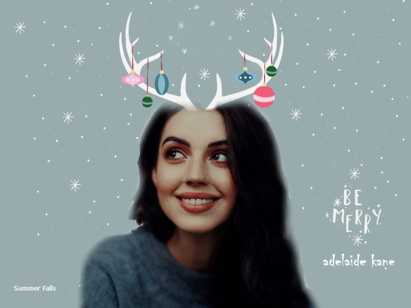Adelaide Kane 2019 Holiday Fan Art Competition Voting Adelaide Kane