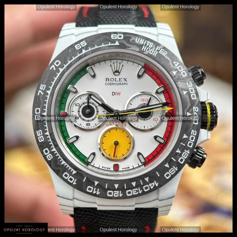 Rolex Daytona DIW Ferrari White Carbon Case Chronograph 40mm