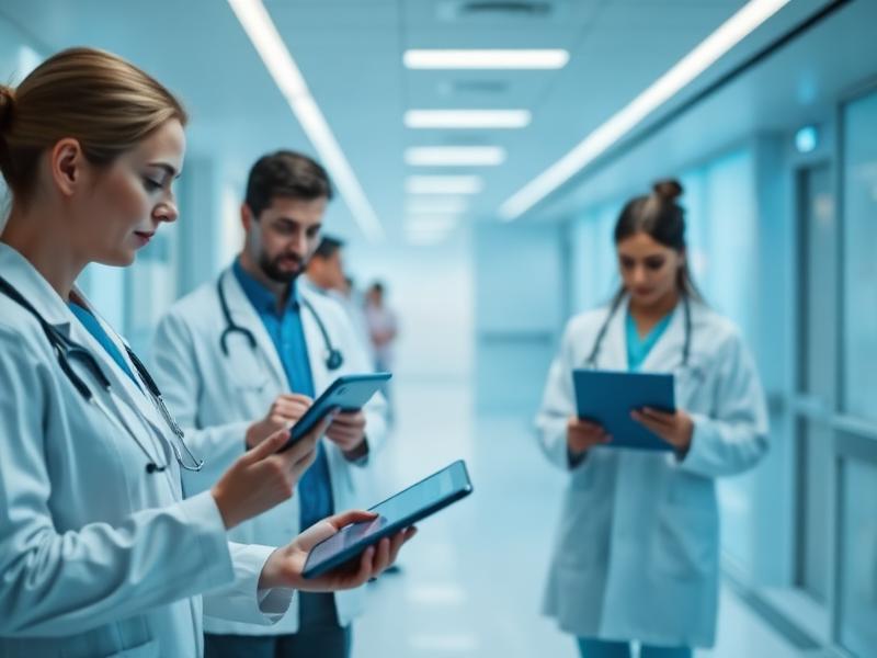 Healthcare industry illustration