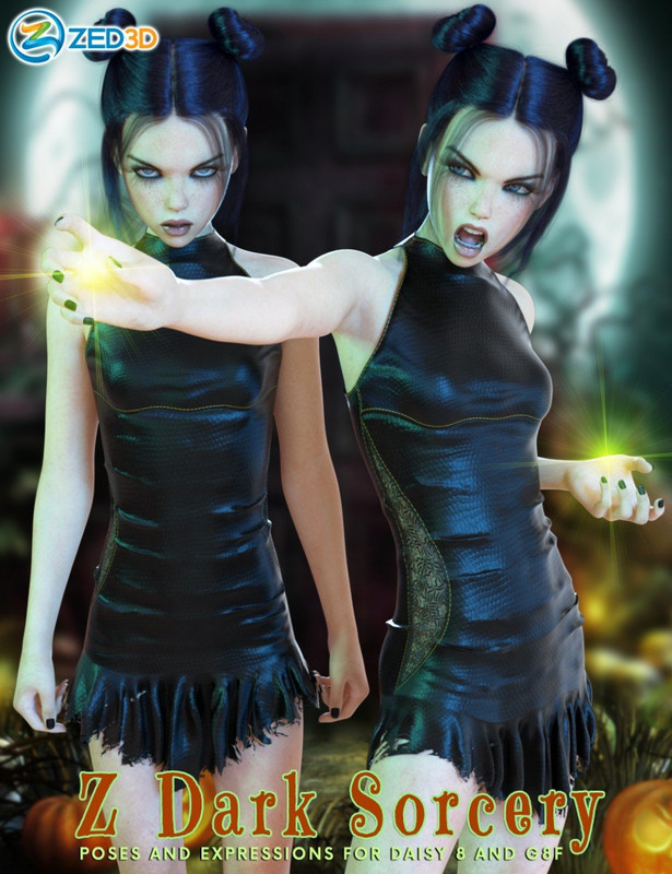 Z Dark Sorcery Poses and Expressions for Daisy 8 