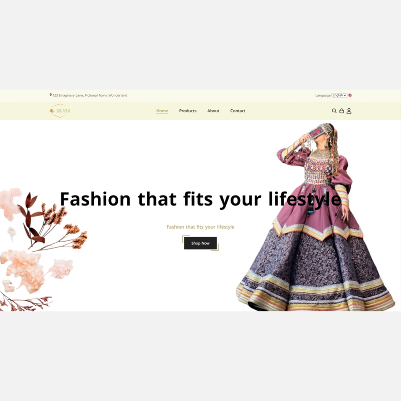 Zilvix Clothes E-Commerce