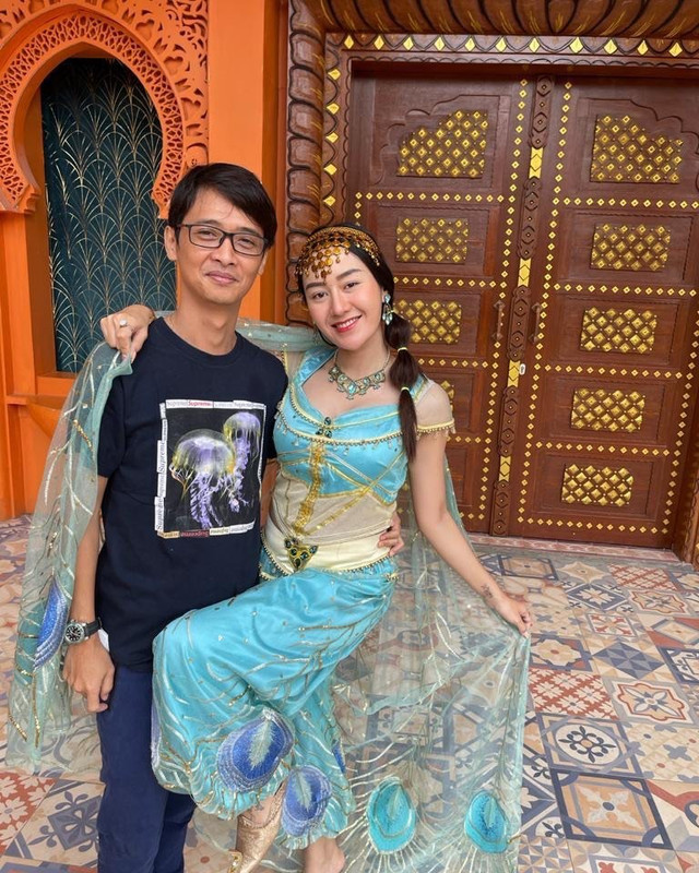 Rizuka Amor dan sang suami, Handiyana.