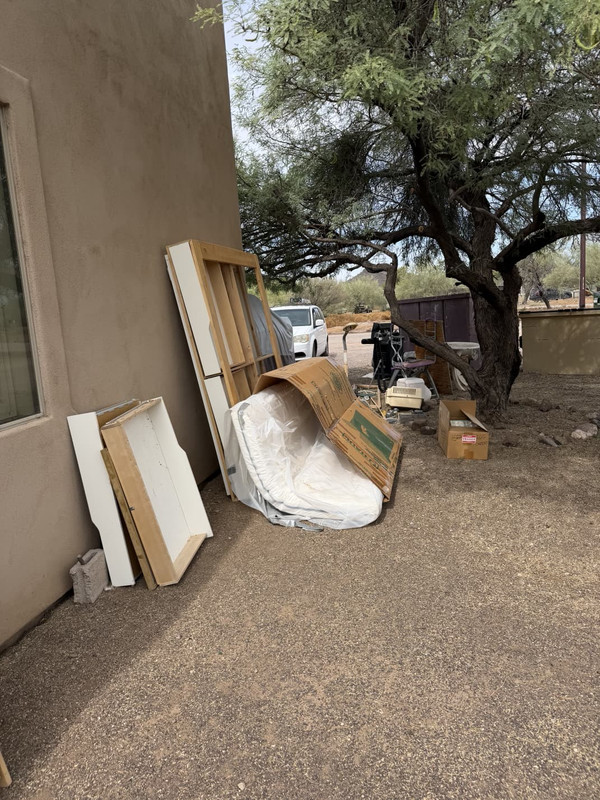 Yard debris and outdoor junk removal