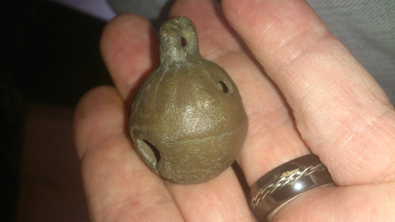 Small 16th-17th century crotal bell 03102013