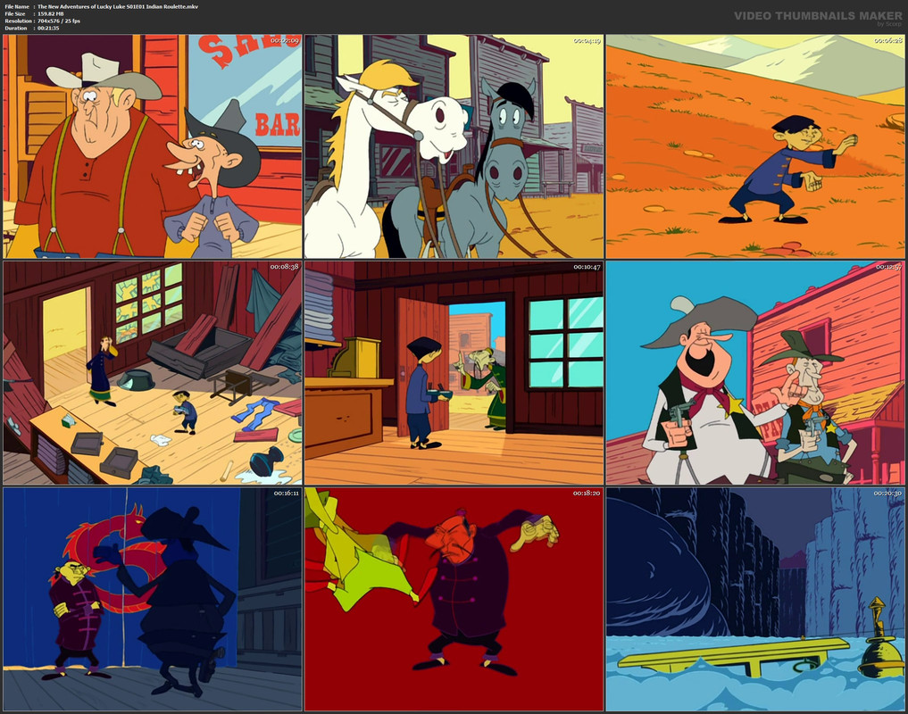 The New Adventures of Lucky Luke S01E01 Indian Roulette.mkv