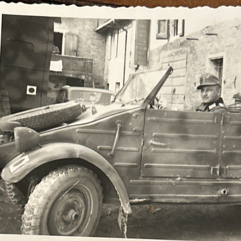 Foto Wk2 Front Wehrmacht VW Kübelwagen Kübel Volkswagen Soldaten Kampf Tarn (2)