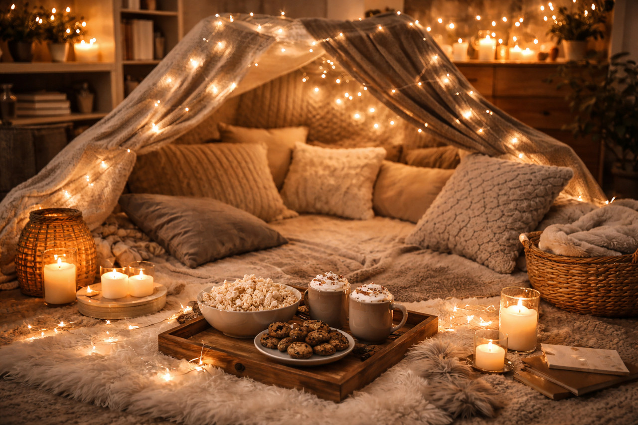 Идеальный пижамный девичник