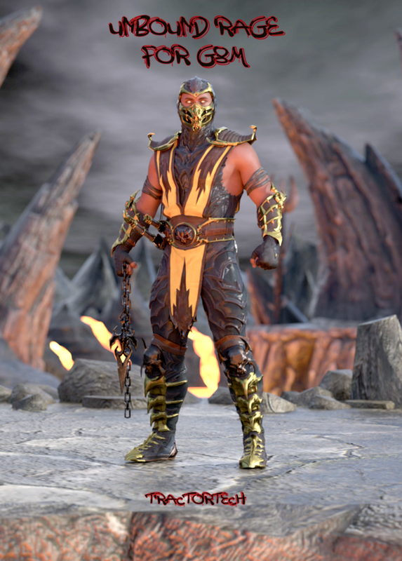 Unbound Rage Scorpion Outfit For G8M