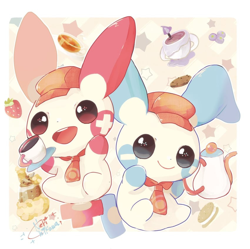 minun-and-plusle-pokemon-and-1-more-draw