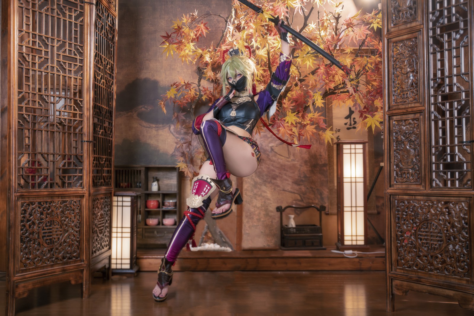 Seya-狮砸 – 久岐忍 克洛琳德 凌华 Cosplay 合集（21P-208.1MB）插图