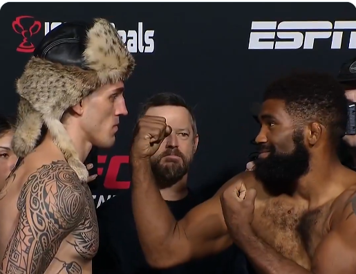 Кантар преди UFC Fight Night: Алън - Къртис 2