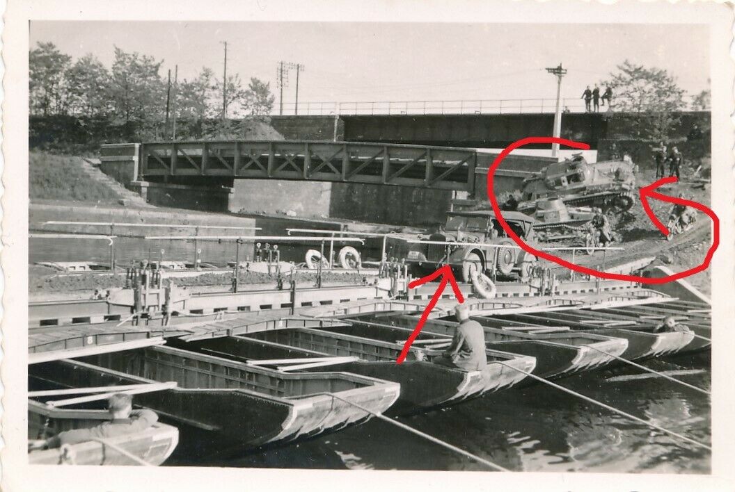 deutsche Panzer Pontonbrücke