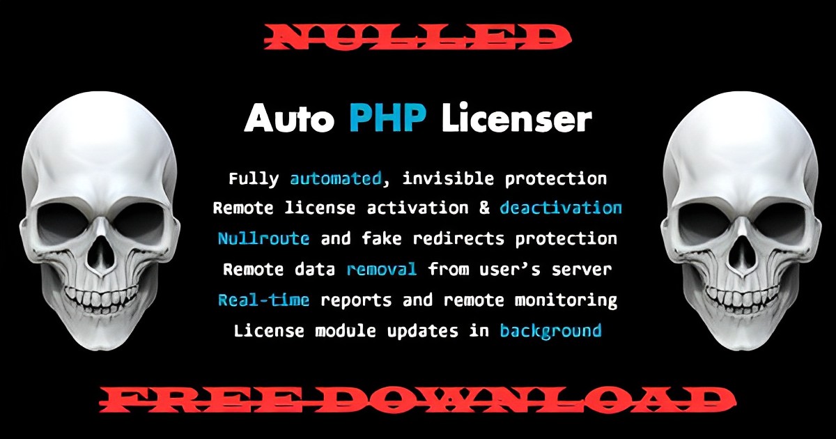 Auto PHP Licenser Script