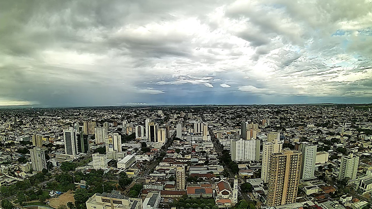 Campo Grande nesta manhã de quarta-feira
