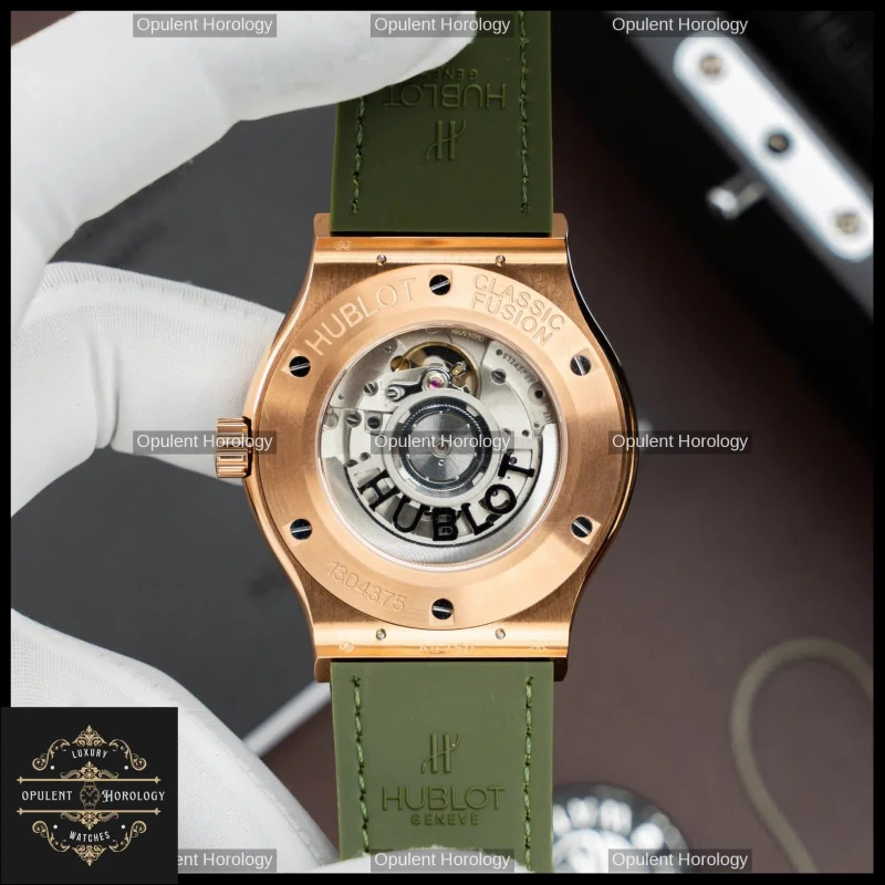 Hublot Classic Fusion King Gold Green Dial Automatic SW300 42mm