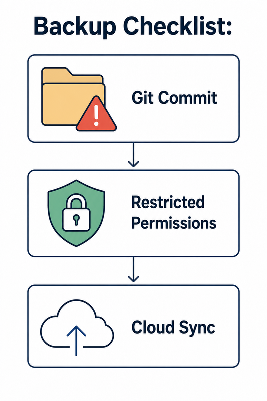 Claude Code lost my code prevention backup checklist