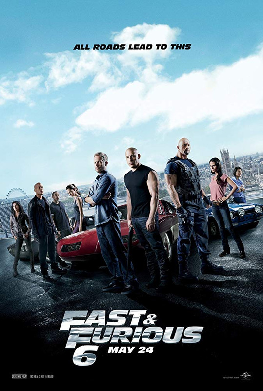 Poster film Fast & Furious 6