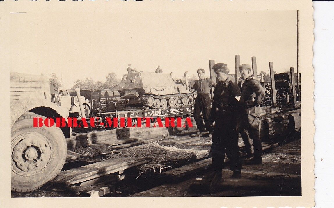 Panzer-Kp.(Fkl) 312 Funklenk Verladung Jagdpanzer Tiger Ferdinan
