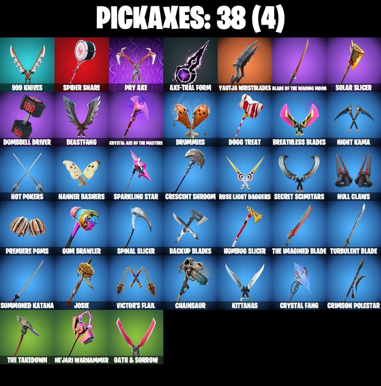 pickaxes comp