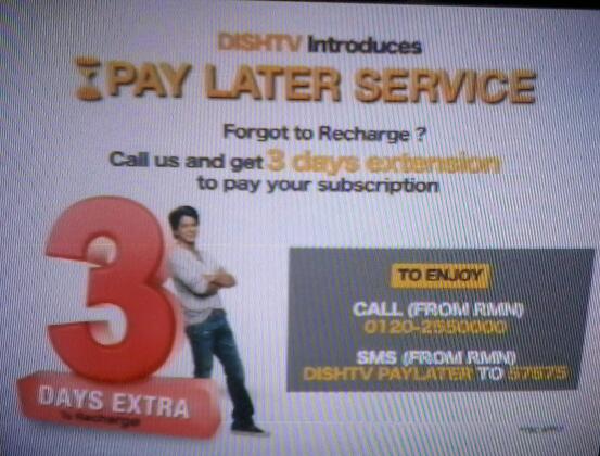 Dishtv 3 days