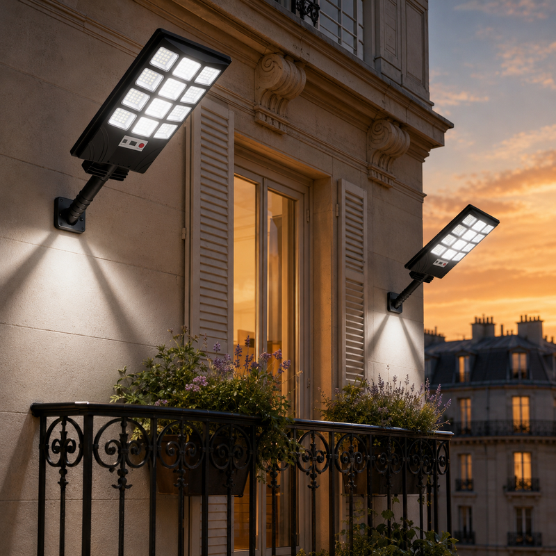 Lot de 2 – Éclairage solaire extérieur pratique