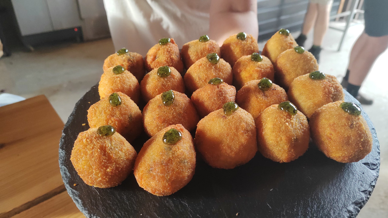 lamb arancini