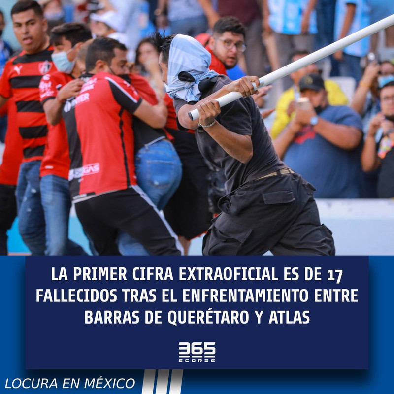 Video de policía ignorando la riña en Querétaro vs Atlas indigna al Internet