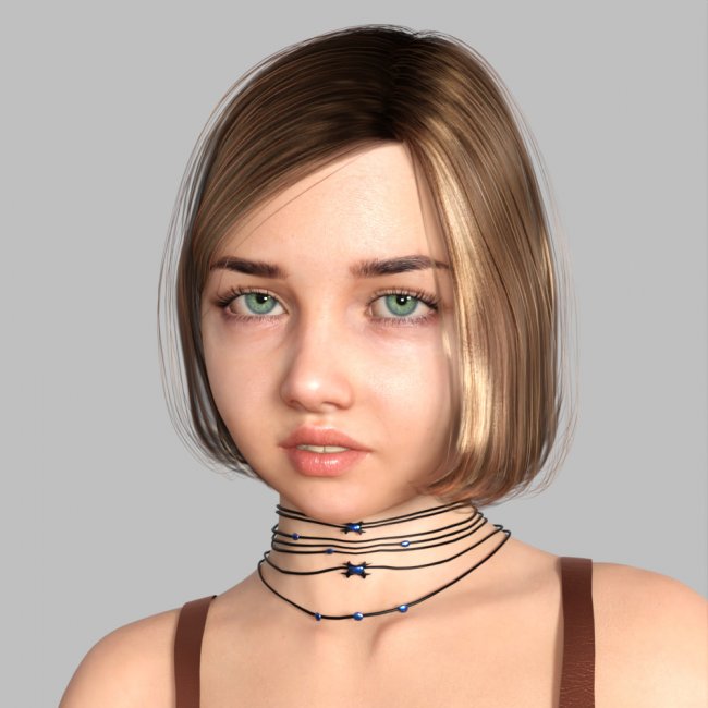 WFOX Lisha Character Morph for Genesis 8 Female