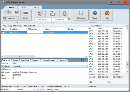MiTeC Network Scanner 5.6.1