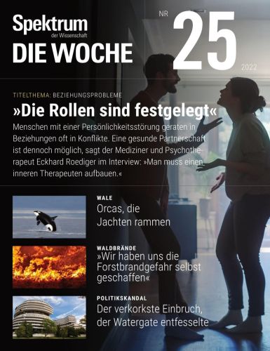 Cover: Spektrum der Wissenschaft Die Woche Juni No 25 2022