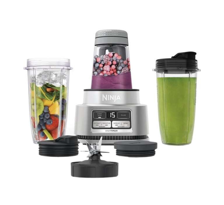 Walmart - Extractor Ninja SS101 Plata 710 ml Cuchilla de Acero Inoxidable