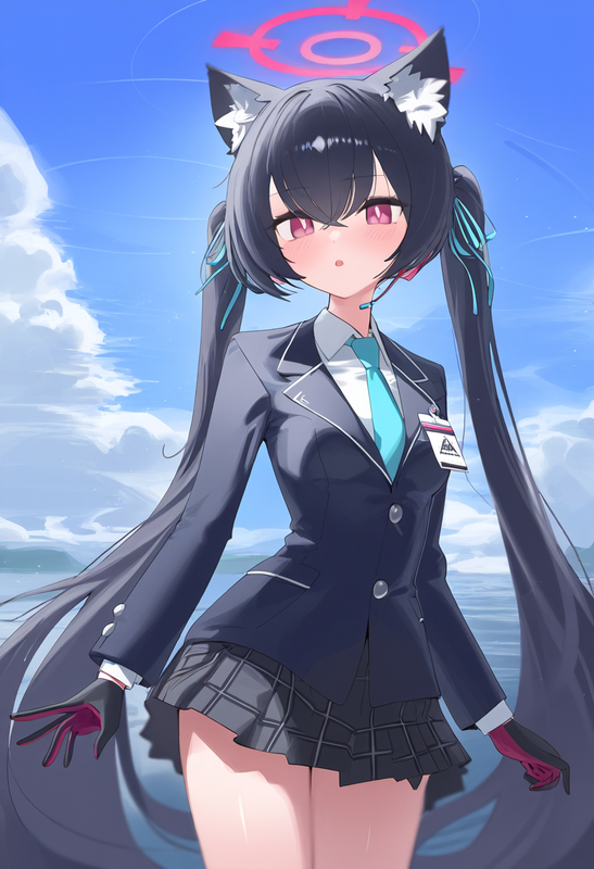 1girl, serika, blue archive, mikozin, NDGD, ohlia, {kobayashi ritz}, reoen, cowb s-3569140763